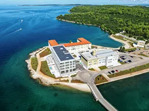 Luxury Prints: Luxury resort overlooks water on peninsula in Pula