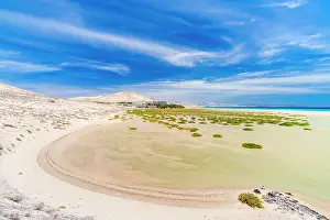 Canary Prints: Luxury tourist resort overlooking an idyllic lagoon