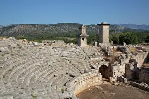 Burial Prints: Lycian Pillar Tomb (left) & Harpy Monument