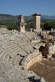 Preserved Prints: Lycian Pillar Tomb (left) & Harpy Monument