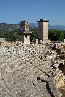 Pillars Prints: Lycian Pillar Tomb (left) & Harpy Monument