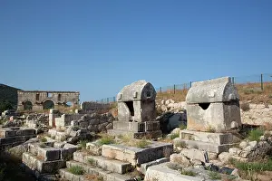 Burial Prints: Lycian Sarcophagi, Patara Ancient City (origins back to 5)