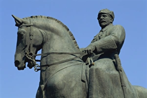 Bishkek Prints: M. Frunze, Bolshevik conqueror of Central Asia, Bishkek, Kyrgyzstan, Central Asia, Asia