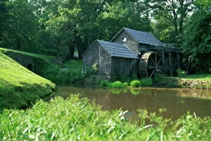 Rural Location Collection: Mabry Mill, restored and working, Blue Ridge Parkway, south Appalachian Mountains