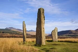Standing Stone Collection: Machrie Moor stone circles, Isle of Arran, North Ayrshire, Scotland, United Kingdom