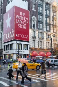 Stores Prints: Macys flagship store on Sixth Avenue, Manhattan, New York City, New York