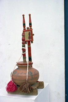 Madhani with chatti churn
