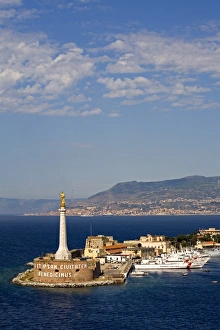 Messina Prints: Madonnina del Porto statue