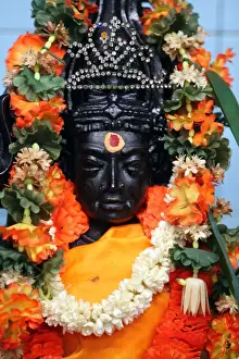 Vietnamese Prints: Madurai Veeran, a Tamil folk deity popular in southern Tamil Nadu, Mariamman Hindu Temple