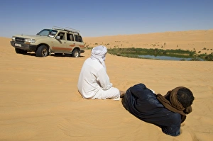 Two Men Prints: Mafu Lake, Erg Awbari