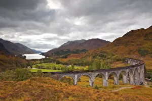 Rolling Landscape Collection: The magnificent Glenfinnan Viaduct in the Scottish Highlands, Argyll and Bute, Scotland