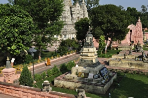 Mahabodhi Temple, UNESCO World Heritage Site, Bodh Gaya (Bodhgaya), Gaya District