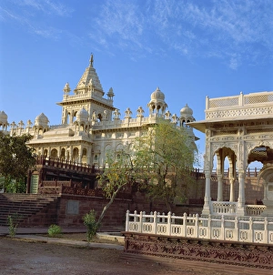 Jodhpur Prints: Maharajah Jaswant Singh II cenotaph built in 1899, Jaswant Thada, Jodhpur