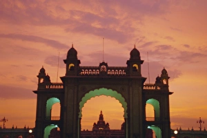 Maharajas Palace, Mysore, Karnataka state, India, Asia