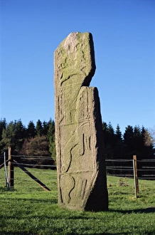 Pictish Prints: Maiden Stone with Pictish symbols