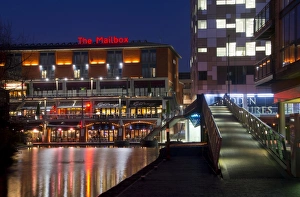 Birmingham Prints: The Mailbox, Canal area, Birmingham, Midlands, England, United Kingdom, Europe