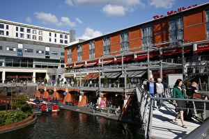 Images Dated 9th July 2008: The Mailbox shopping complex with many cafes and restaurants. Birmingham