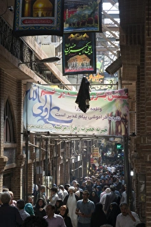 Eastern Script Prints: Main alley, Tehran Bazar, Iran, Western Asia
