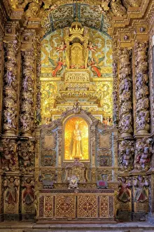 Colourful Prints: Main altar, Convento de Nossa Senhora da Conceicao (Our Lady of the Conception Convent and Church)