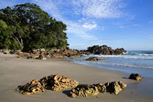 North Island Prints: Main Beach in Mount Maunganui, Tauranga City, North Island, New Zealand, Pacific