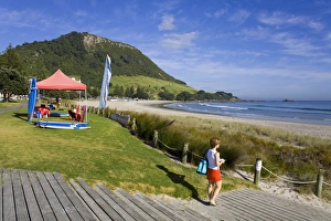 Main Beach in Mount Maunganui, Tauranga City, North Island, New Zealand, Pacific