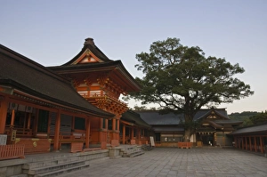 Images Dated 8th October 2008: Main buildings of Usa Jingu, Usa, Oita, Japan, Asia