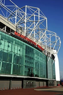 Images Dated 8th June 2008: Main entrance at Manchester United Football Club Stadium, Old Trafford