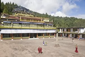 Images Dated 6th October 2008: Main monastery building, Rumtek Gompa Complex, Gangtok, Sikkim, India, Asia