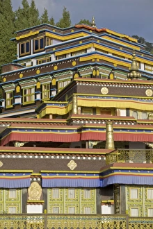 Images Dated 9th October 2008: Main monastery building, Rumtek Gompa Complex, Gangtok, Sikkim, India, Asia