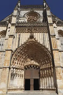 Portal Prints: Main portal of Batalha Abbey (Mosteiro de Santa Maria da Vitoria)