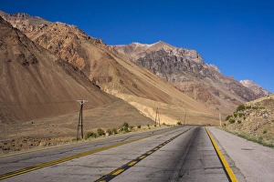 Road Marking Prints: Main road, Atacama Desert, Argentina, South America