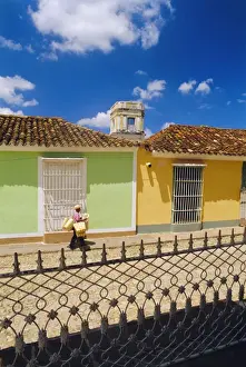 Graphic Prints: Main Square, Trinidad, Sancti Spirtus region, Cuba