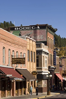 Main Street Prints: Main Street, Deadwood, Black Hills, South Dakota, United States of America, North America