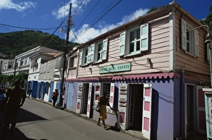 Main street, Road Town, Tortola, British Virgin Islands, West Indies, Caribbean