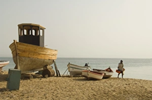 Leisure Activity Prints: The main town of Sal Rei, Boa Vista, Cape Verde Islands, Atlantic, Africa