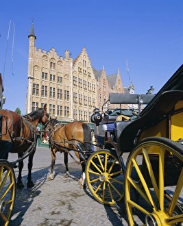 Pulling Prints: Main town square, Bruges, Belgium