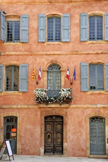 Civic Centre Prints: Mairie office with typical ochre coloured walls