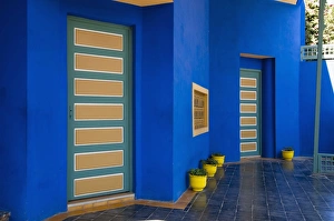 Images Dated 9th July 2009: Majorelle Gardens, Marrakech, Morocco, North Africa, Africa