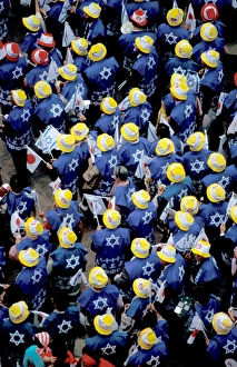 Religious Ceremony Prints: Makuya procession in Jerusalem, Israel, Middle East