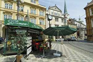 Mala Strana Prints: Mala Strana street view, Prague, Czech Republic, Europe