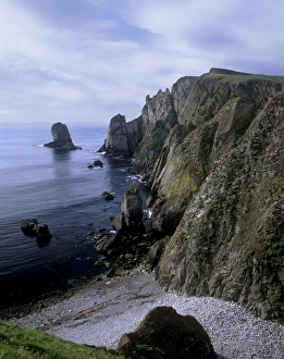 Cliffs, Fair Isle, Shetlands, Scotland, United Kingdom, Europe