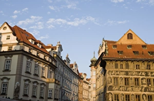Czech Prints: Male Mamesti, street scene, Old Town, Prague, Czech Republic, Europe