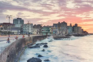 Fisherman Prints: Malecon, Havana, Cuba