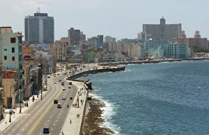 The Malecon, Havana, Cuba, West Indies, Caribbean, Central America