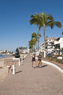Promenades Prints: The Malecon, Puerto Vallarta, Jalisco, Mexico, North America