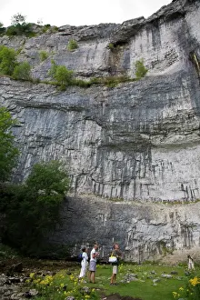 Rock Cliff Prints: Malham Cove, Malham, Yorkshire Dales National Park, North Yorkshire, England