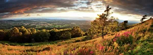 Panorama Prints: Malvern Hills, Malvern, Worcestershire, England, United Kingdom, Europe