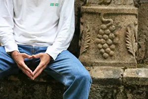 Images Dated 2nd August 2006: Man in a monastery