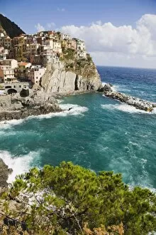 Images Dated 23rd August 2008: Manarola, Cinque Terre, UNESCO World Heritage Site, Liguria, Italy, Europe
