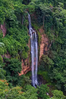 Waterfall Gallery: Manchewe Falls near Livingstonia, Malawi, Africa